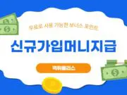 신규가입머니지급
