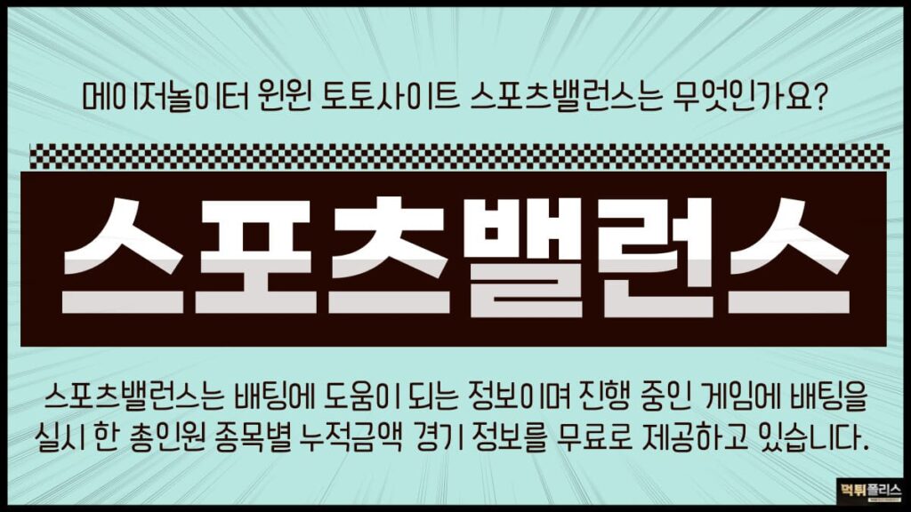 스포츠밸런스 스포츠밸런스