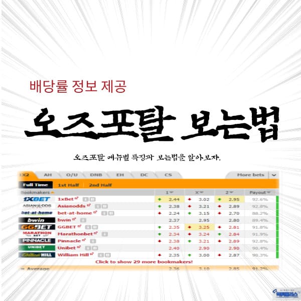 오즈포탈 보는법 오즈포탈 보는법