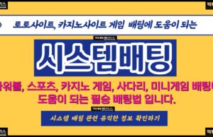 시스템배팅