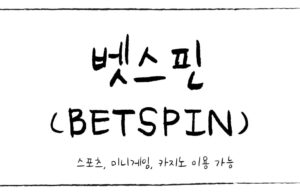 토토사이트 벳스핀